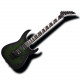 Jackson JS Series Dinky™ Arch Top JS32Q DKA, Amaranth Fingerboard, Transparent Green Burst