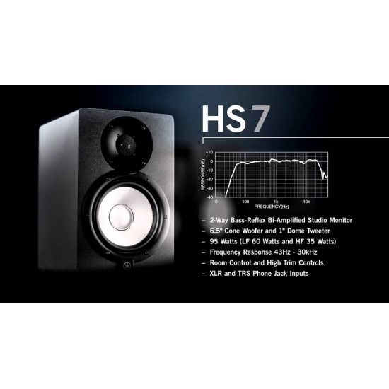 Yamaha HS7 Studio Monitors (each)